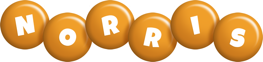 Norris candy-orange logo