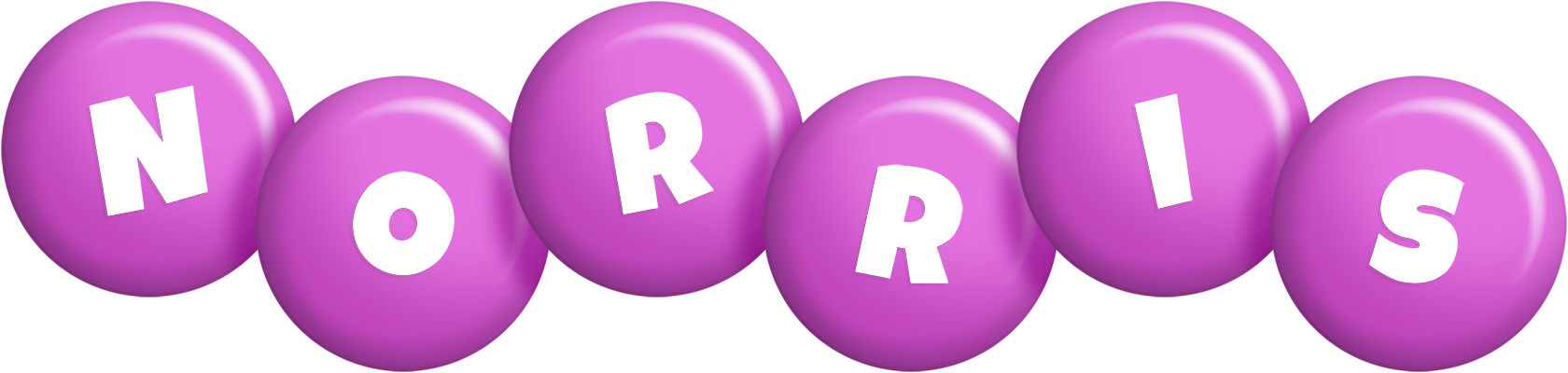 Norris candy-purple logo