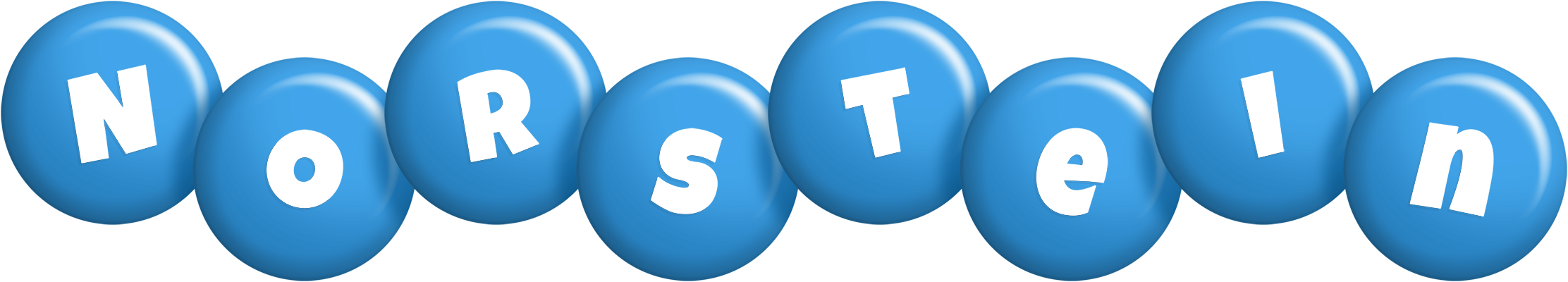 Norstein candy-blue logo