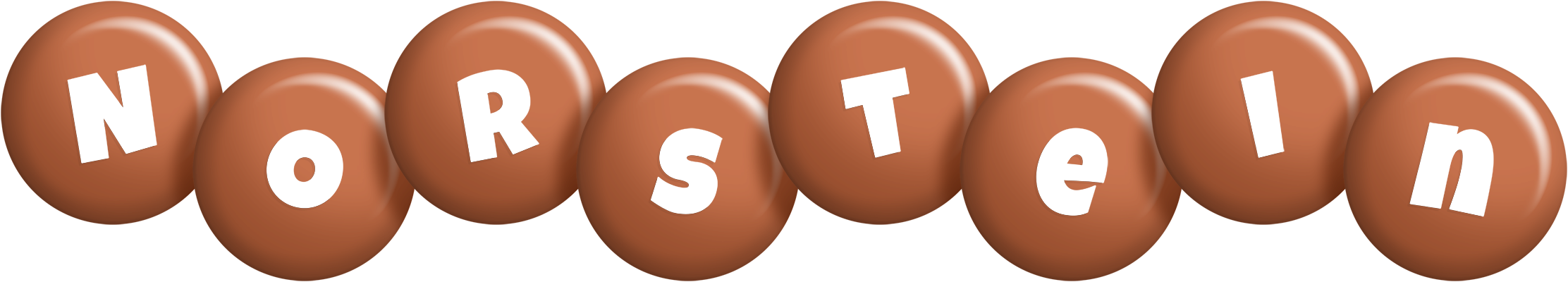 Norstein candy-brown logo