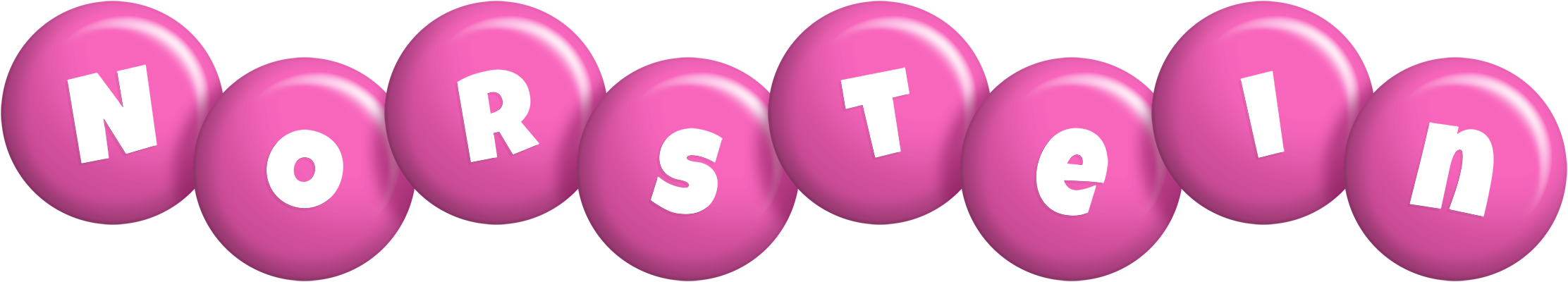 Norstein candy-pink logo