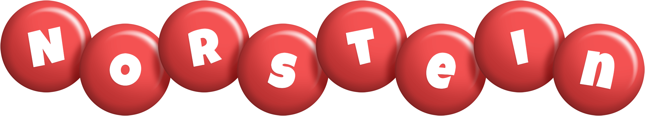 Norstein candy-red logo