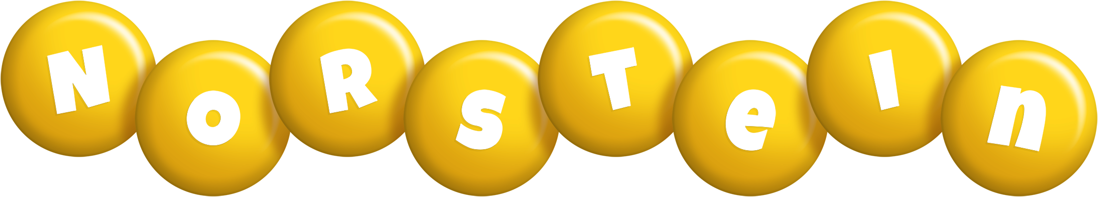 Norstein candy-yellow logo