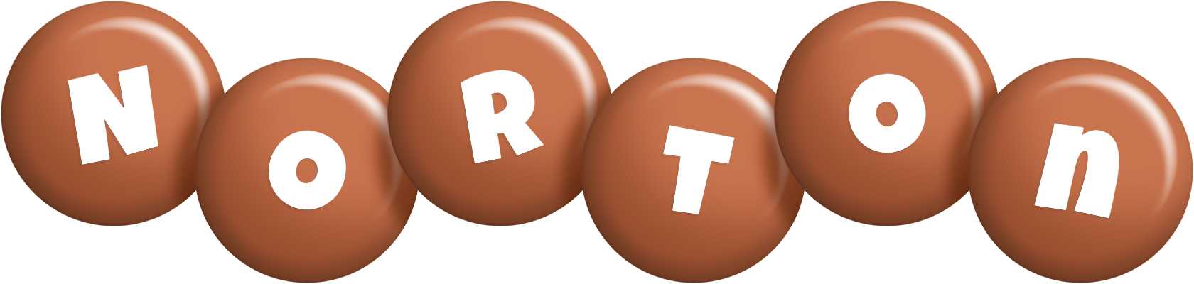 Norton candy-brown logo
