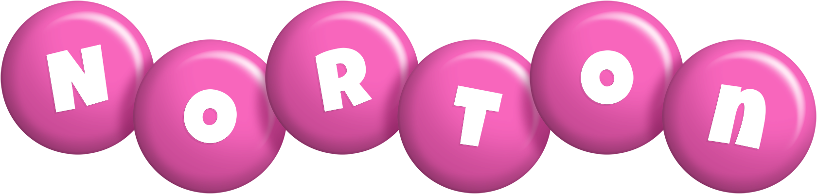 Norton candy-pink logo