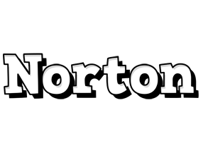 Norton snowing logo