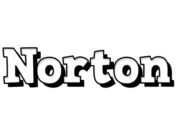 Norton snowing logo