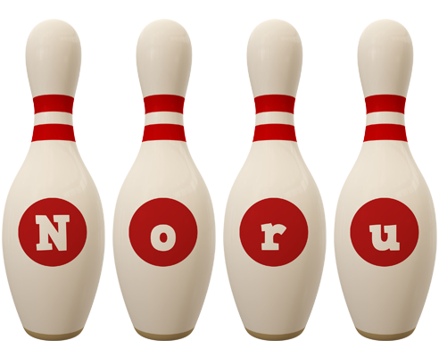 Noru bowling-pin logo
