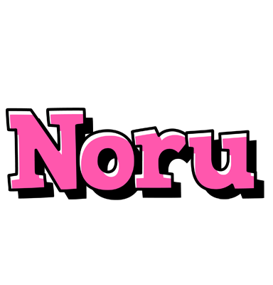 Noru girlish logo