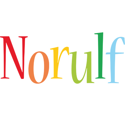 Norulf birthday logo