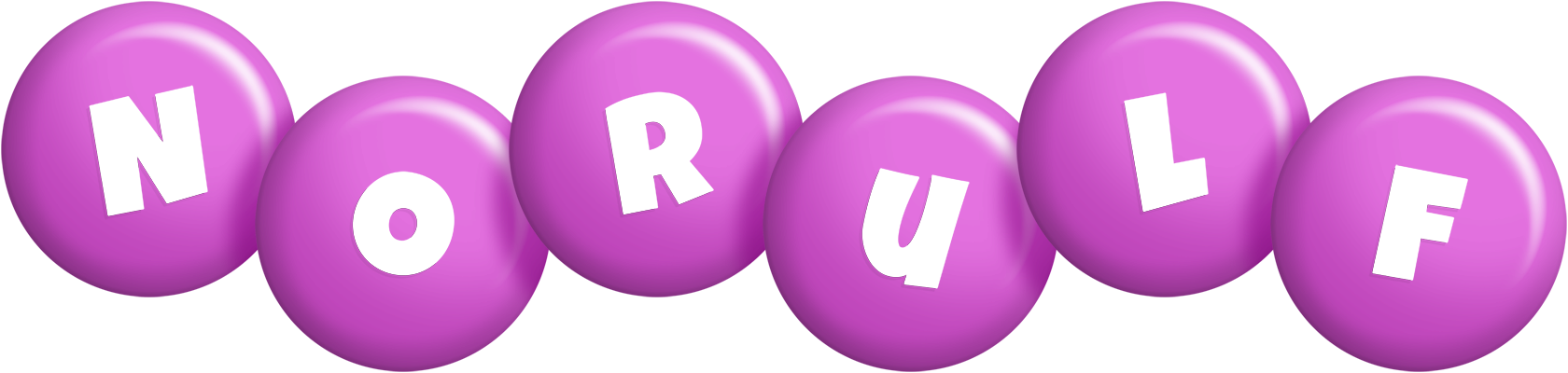 Norulf candy-purple logo