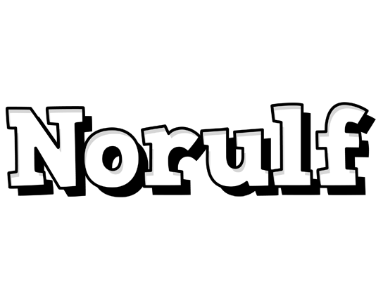 Norulf snowing logo