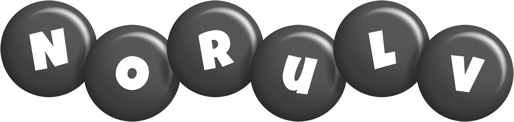 Norulv candy-black logo