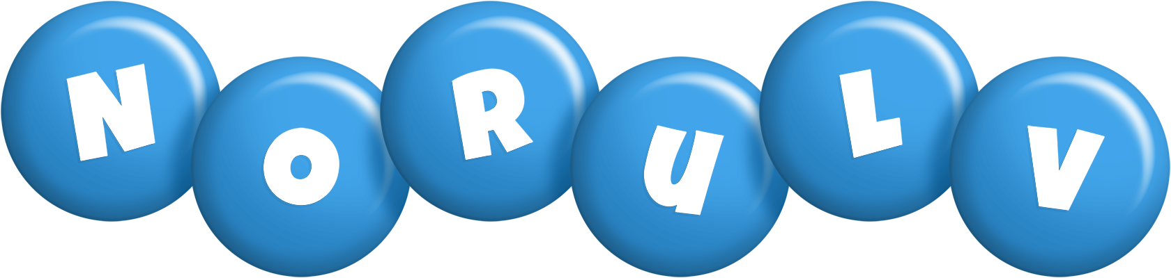 Norulv candy-blue logo