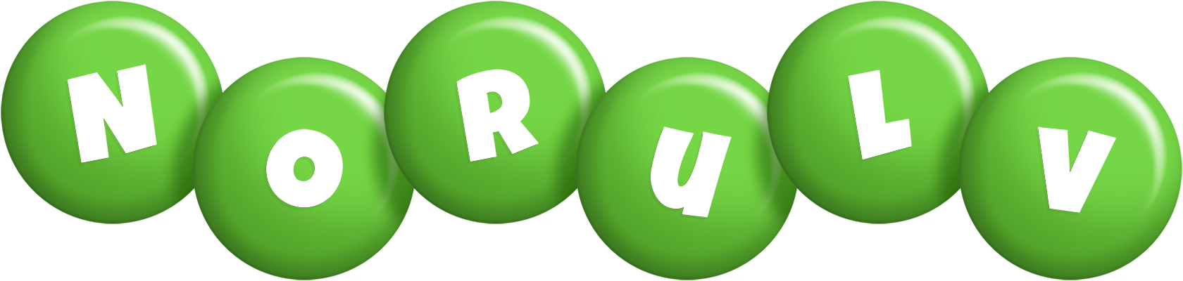 Norulv candy-green logo