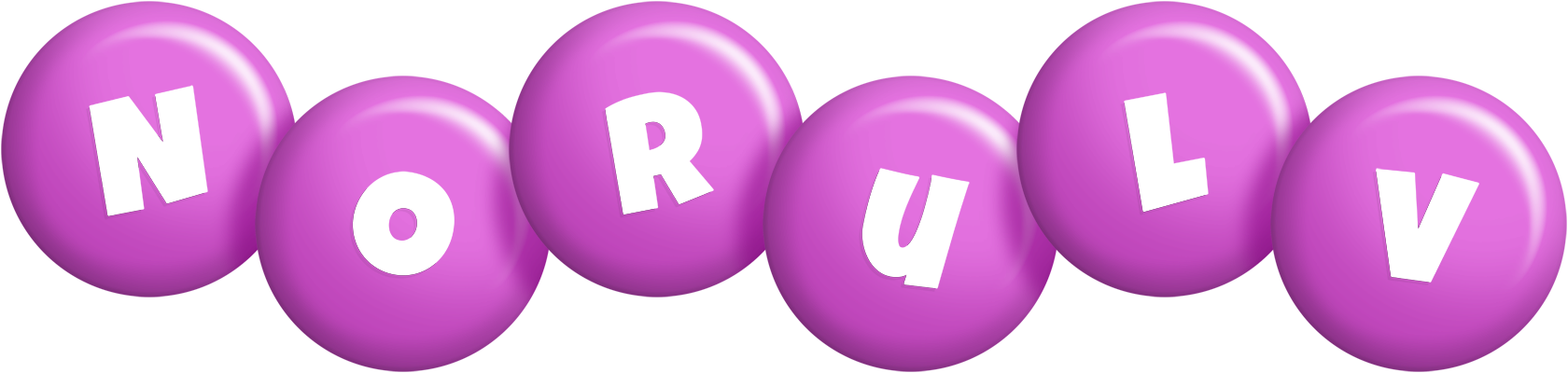 Norulv candy-purple logo