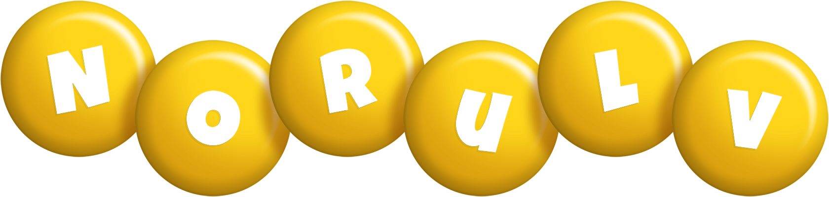 Norulv candy-yellow logo
