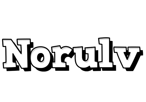 Norulv snowing logo