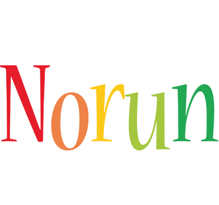 Norun birthday logo