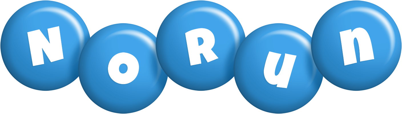 Norun candy-blue logo