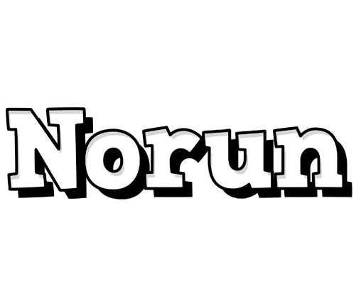 Norun snowing logo