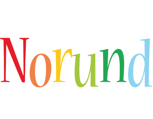 Norund birthday logo