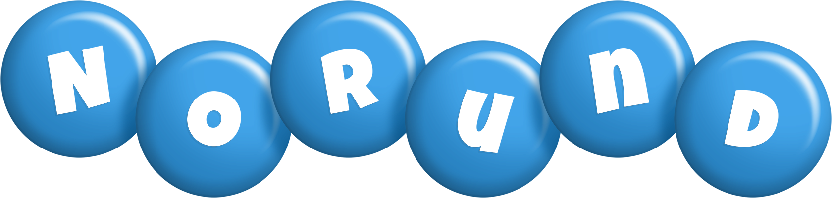 Norund candy-blue logo