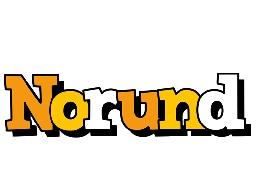 Norund cartoon logo