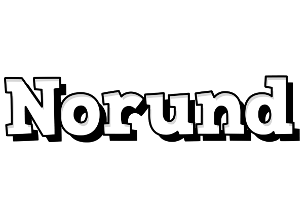 Norund snowing logo