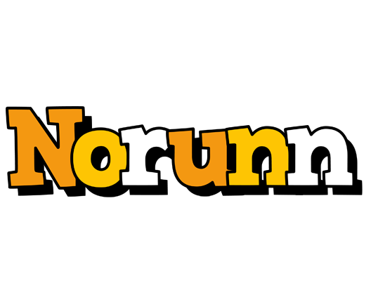 Norunn cartoon logo