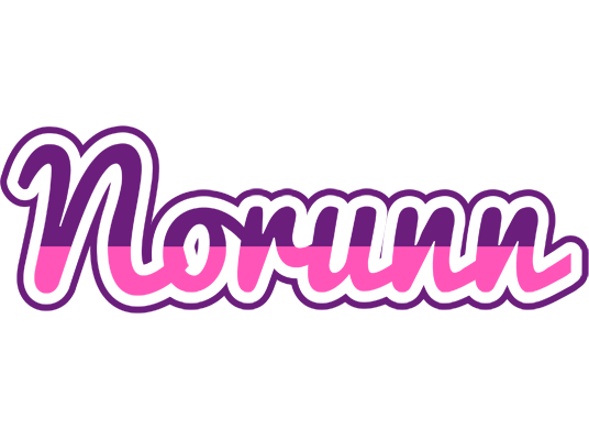 Norunn cheerful logo