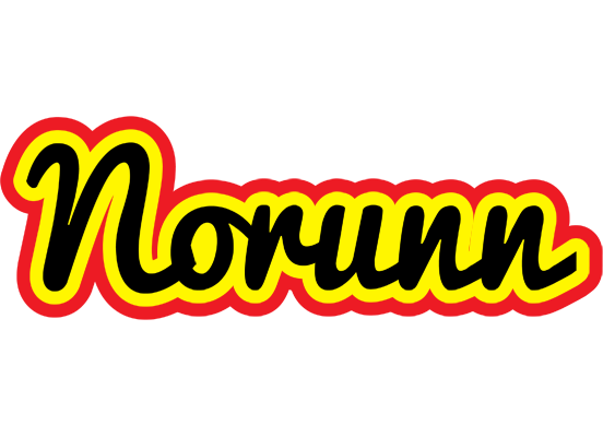 Norunn flaming logo
