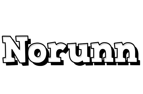 Norunn snowing logo