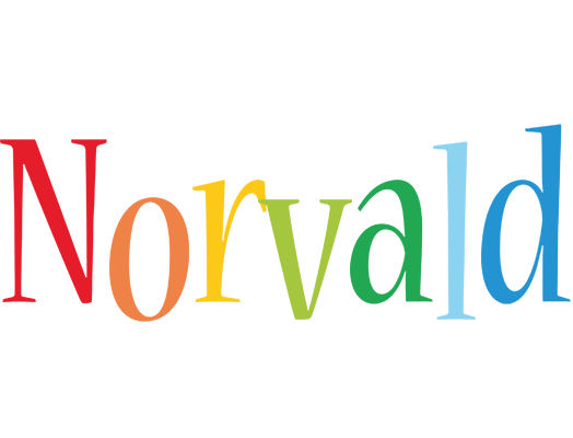 Norvald birthday logo