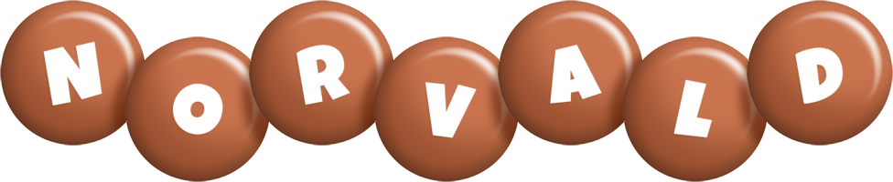 Norvald candy-brown logo