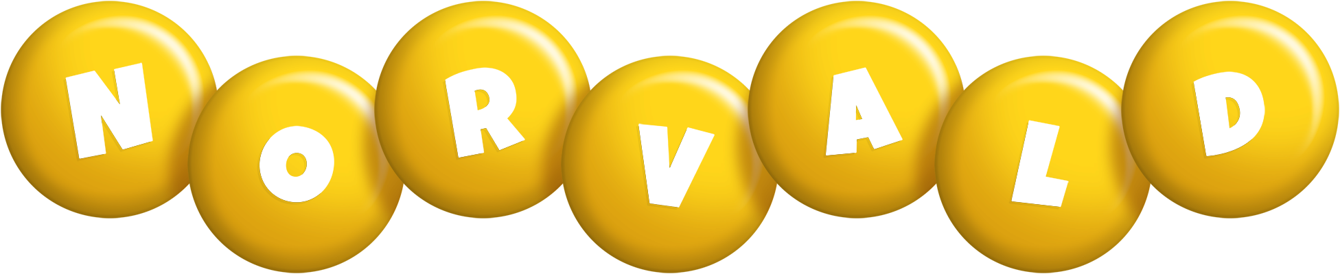 Norvald candy-yellow logo