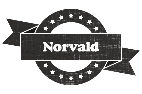 Norvald grunge logo