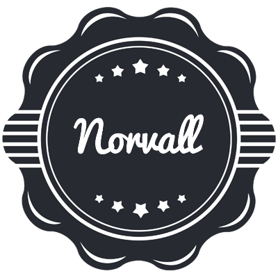 Norvall badge logo