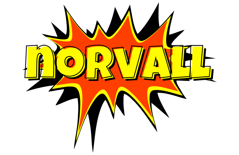 Norvall bazinga logo