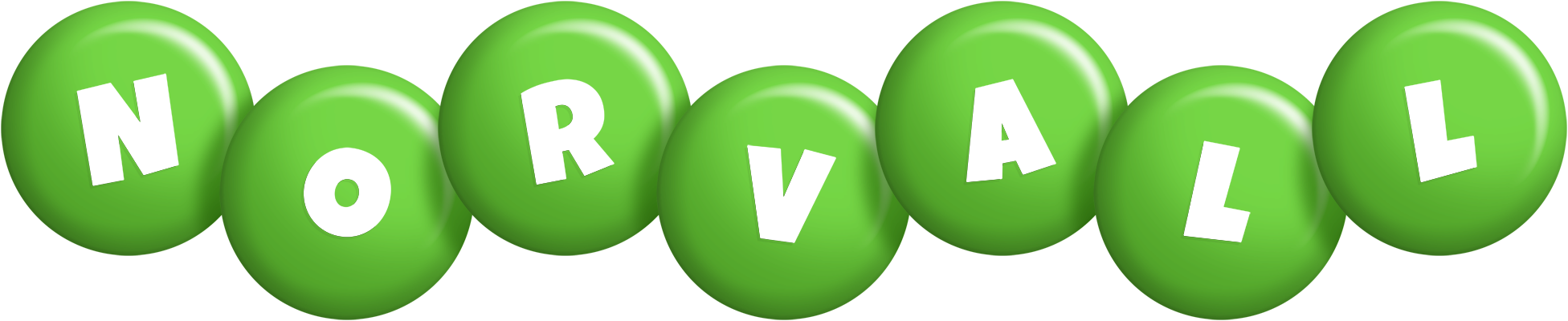 Norvall candy-green logo