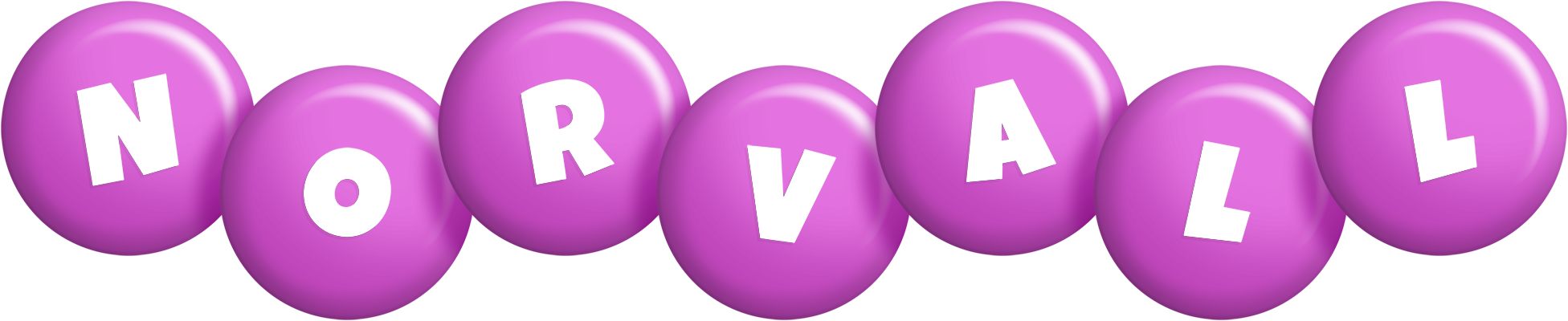 Norvall candy-purple logo