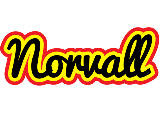 Norvall flaming logo