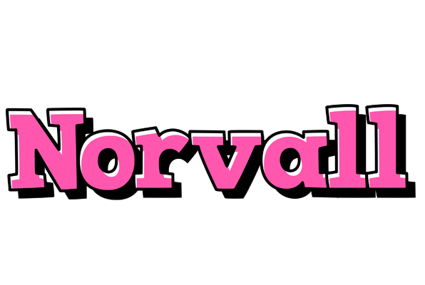 Norvall girlish logo