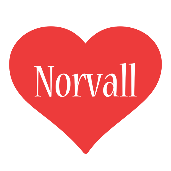 Norvall love logo