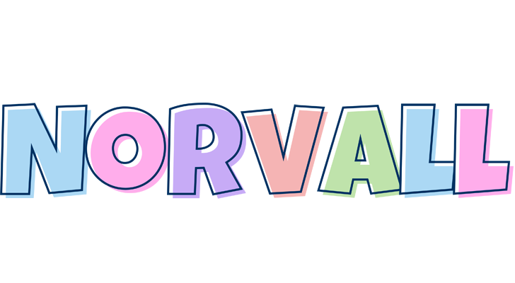 Norvall pastel logo