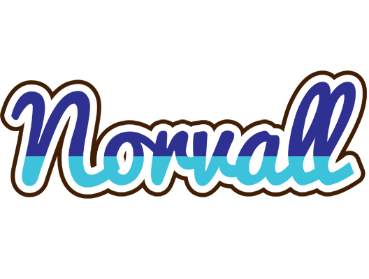 Norvall raining logo