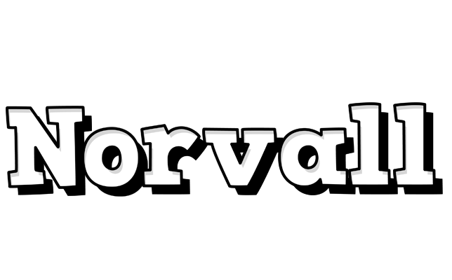 Norvall snowing logo