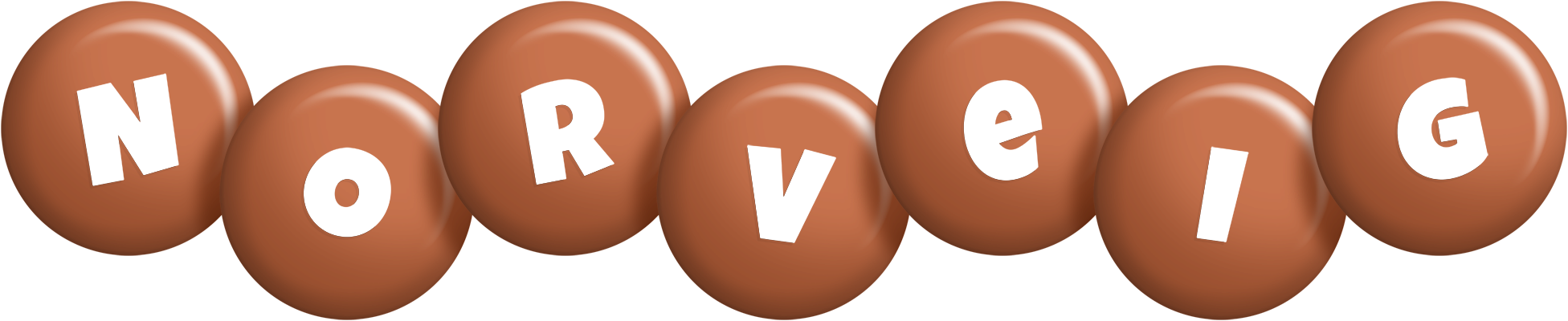 Norveig candy-brown logo