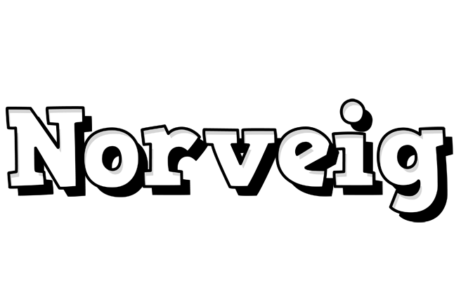 Norveig snowing logo