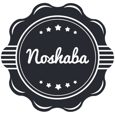 Noshaba badge logo